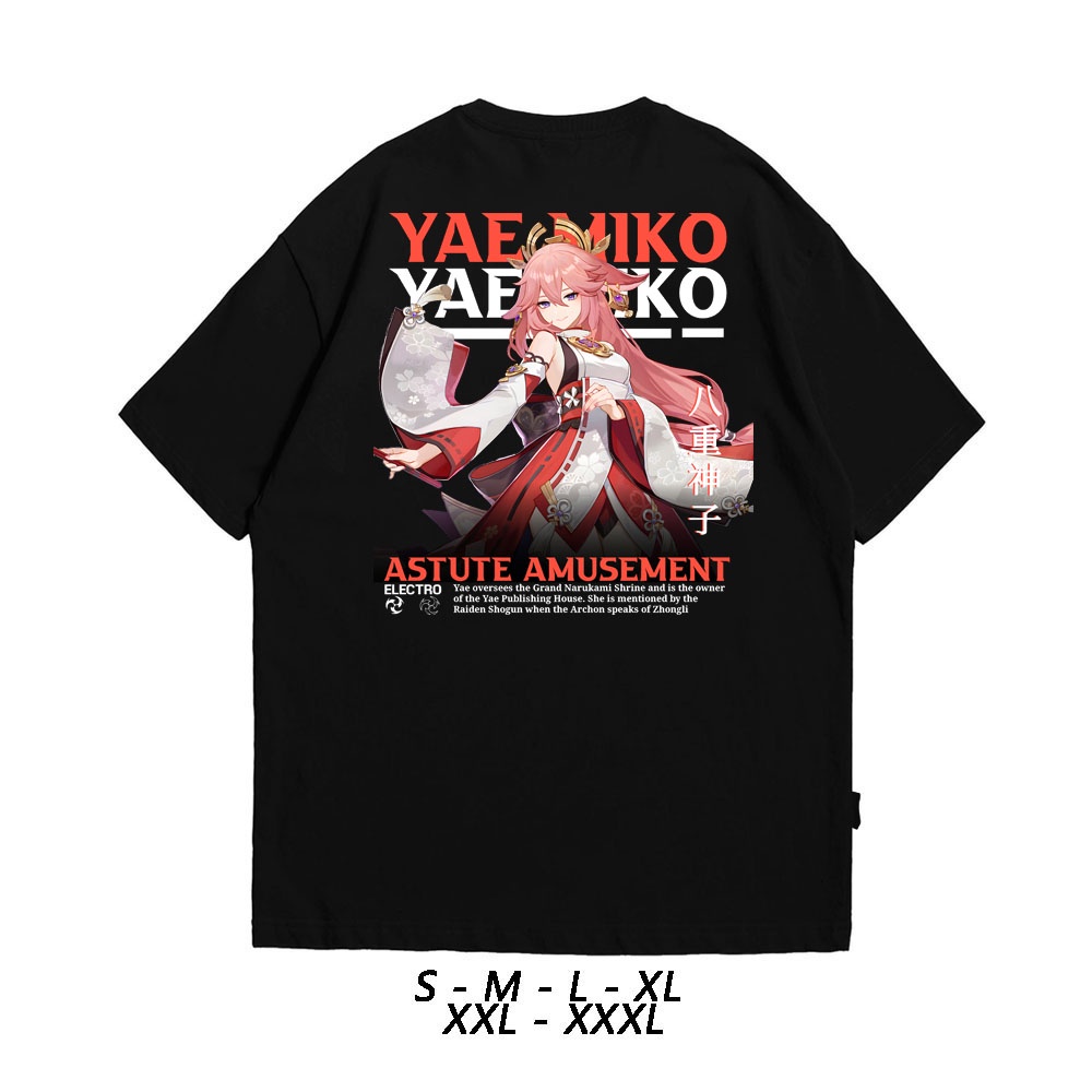 KAOS YAE MIKO GENSHIN IMPACT | Kaos Anime |