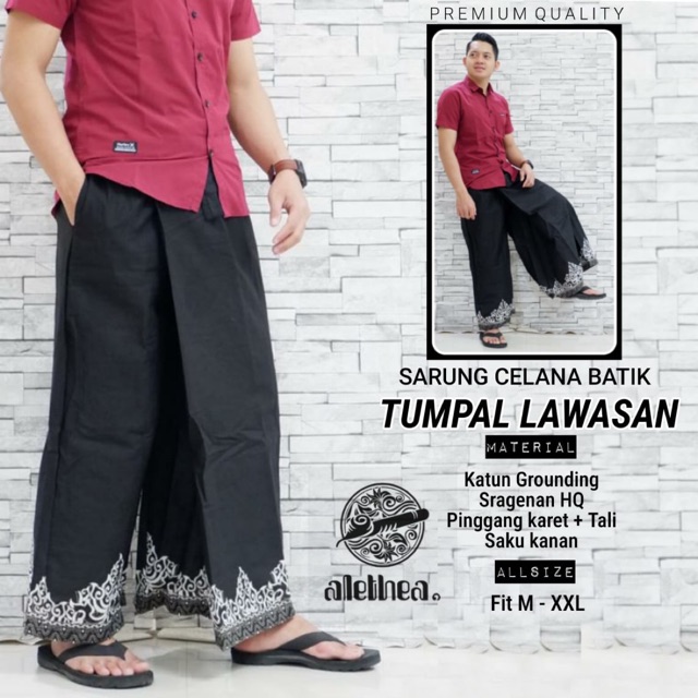 Sarung Celana Batik Tumpal Lawasan