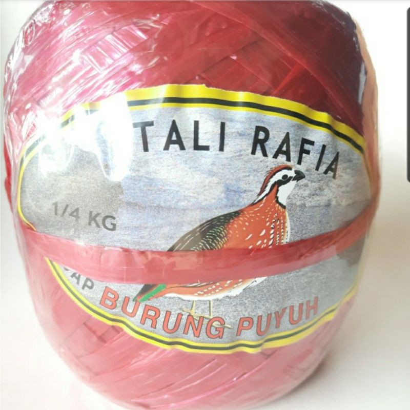 Tali Rafia 1/4 kg Cap Burung Puyuh