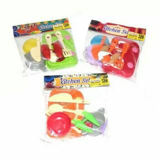 Mainan Masak Masakan Anak Kitchen Set Mini Anak Perempuan - Mainan Anak Perempuan - Pretend Play Cooking - Set Masak Mini