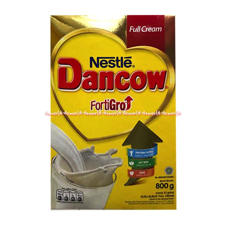 Dancow Fortigro 800gr Full Cream Instant Cokelat Susu Putih Coklat Instant Nestle Fortigo Susu Bubuk Dancow Kemasan Dus