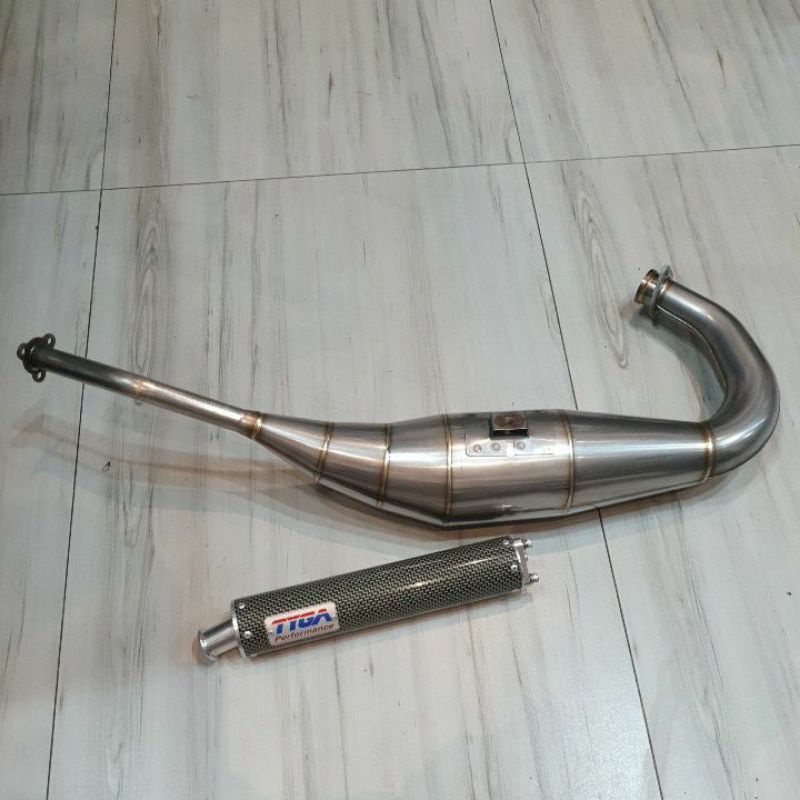 Knalpot Tyga Performance Carbon Ninja R S Ninja RR Original TYGA Full System