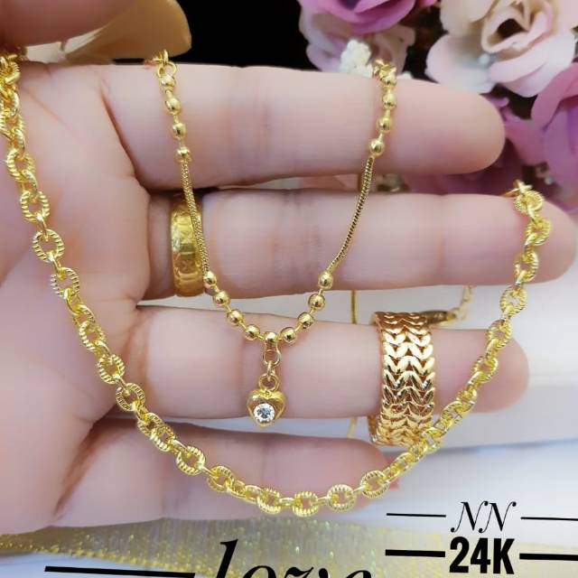 Perhiasan replyka emas 24k