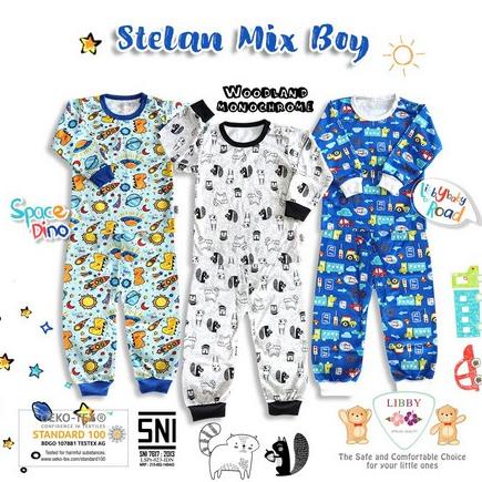 Promo Libby Setelan Panjang Libby Setelan Panjang Piyama Baju Bayi Nb S M L 2L Xl Xxl Setelan Aruchi