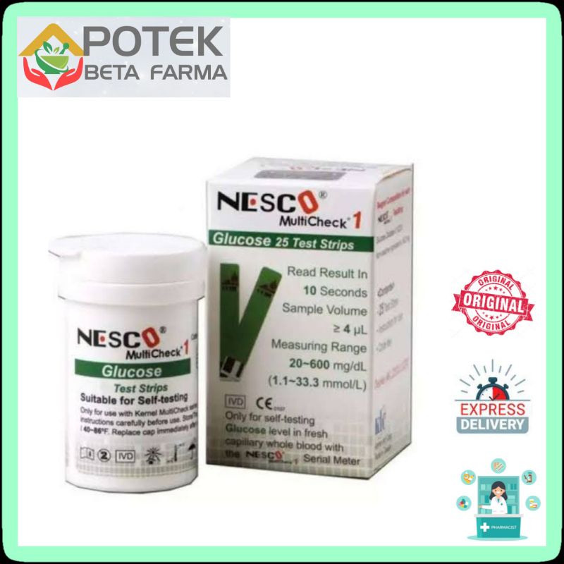 Nesco Strip Test / Nesco Cholestrol / Nesco Gula / Nesco Asam Urat