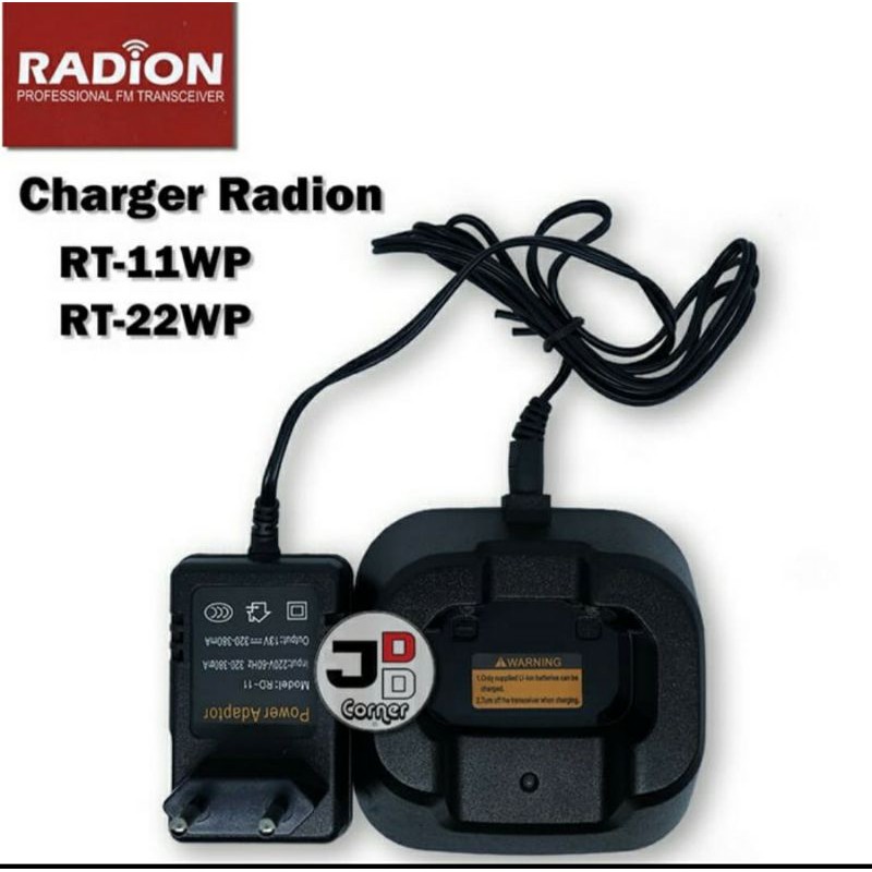 Charger HT Radion RT-22WP Adapter + Mangkok Ori RT22WP RT22 RT 22 WP