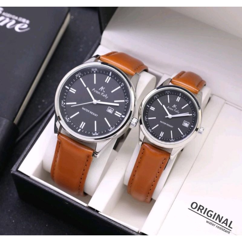 Jam Tangan Sepasang Couple Stainless Steel Jam Tangan Cowo Cewe Coupel