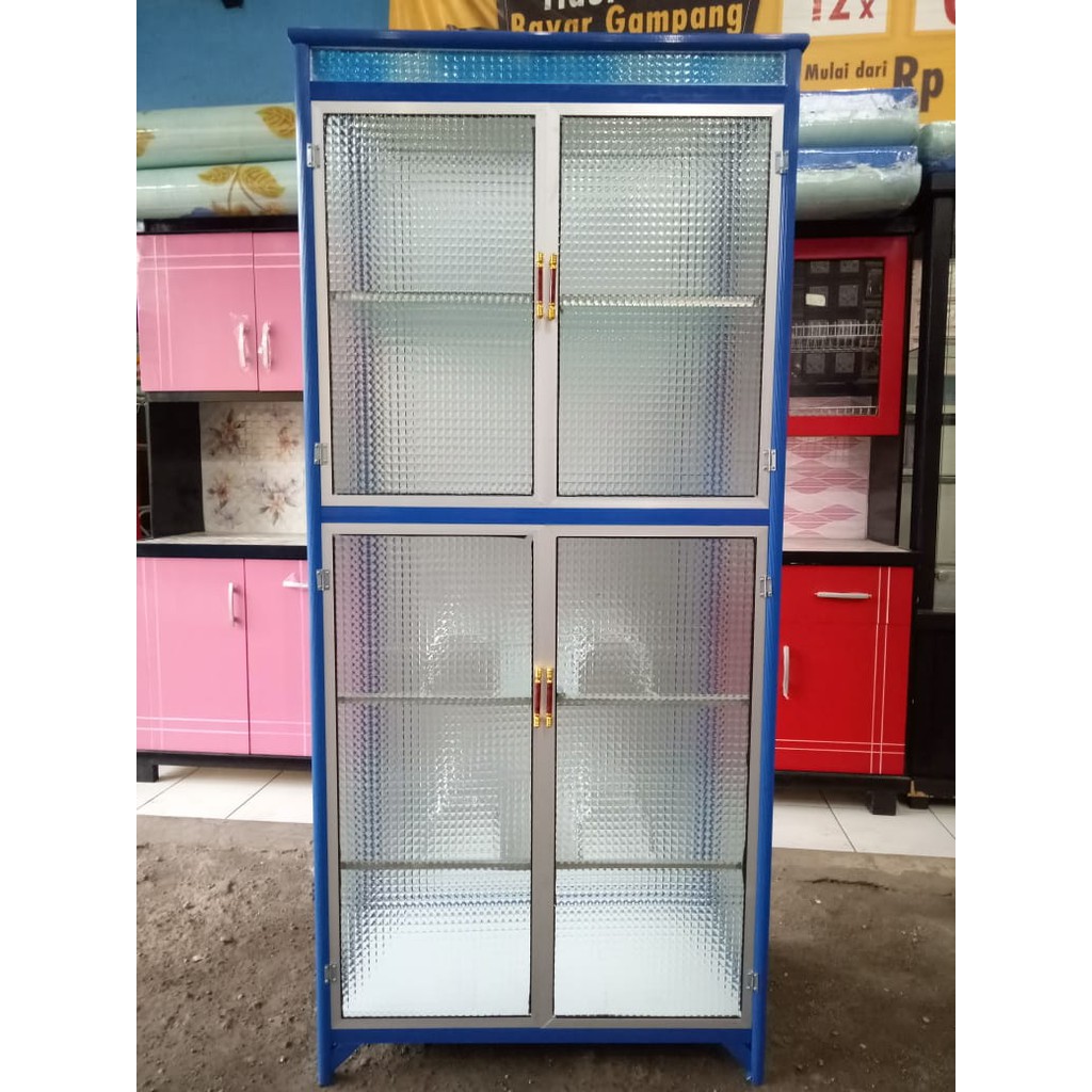 Lemari Dapur Full Kaca