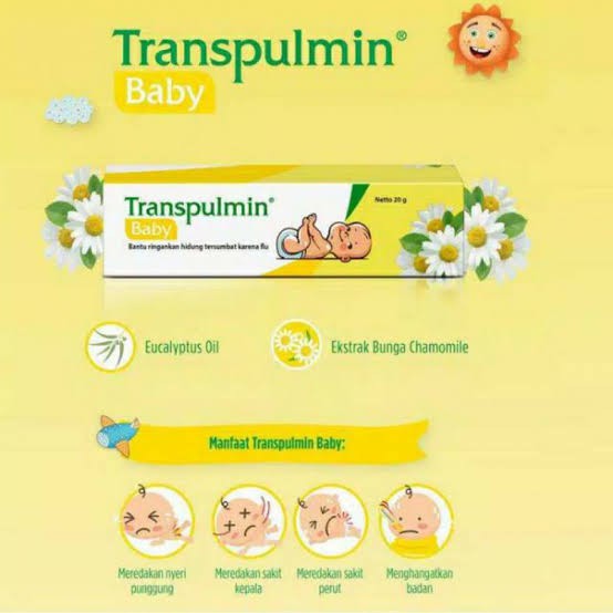 Balsam Transpulmin Baby 20gr - Meredakan Flu Pada Bayi