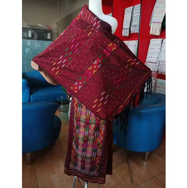 Songket Tenun ATBM Sipirok Marron