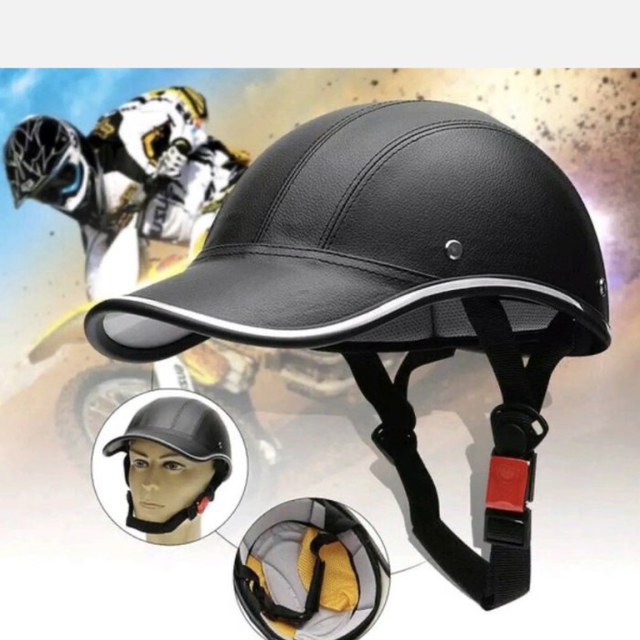 Helm Sepeda bentuk Topi cocok bersepeda MTB Seli trifold