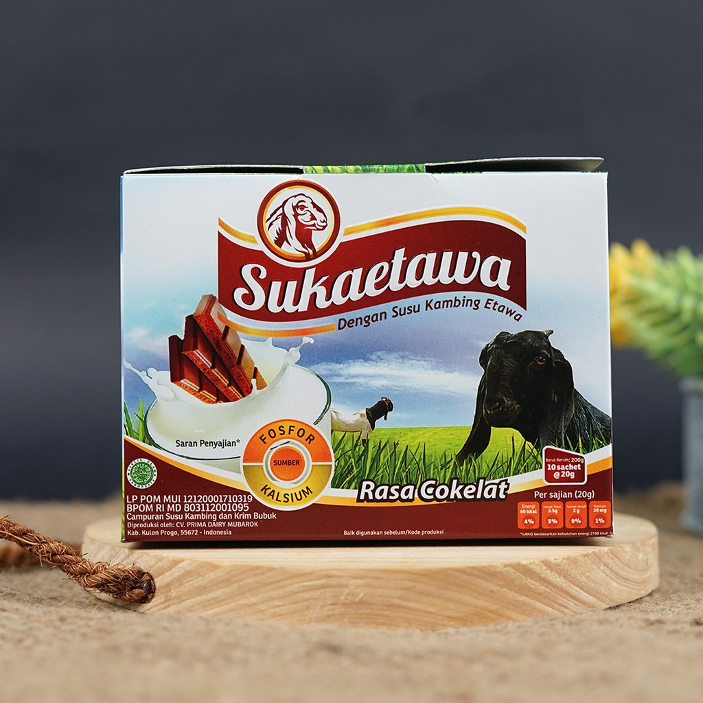 

Susu kambing Etawa sachet - Sukaetawa (coklat)