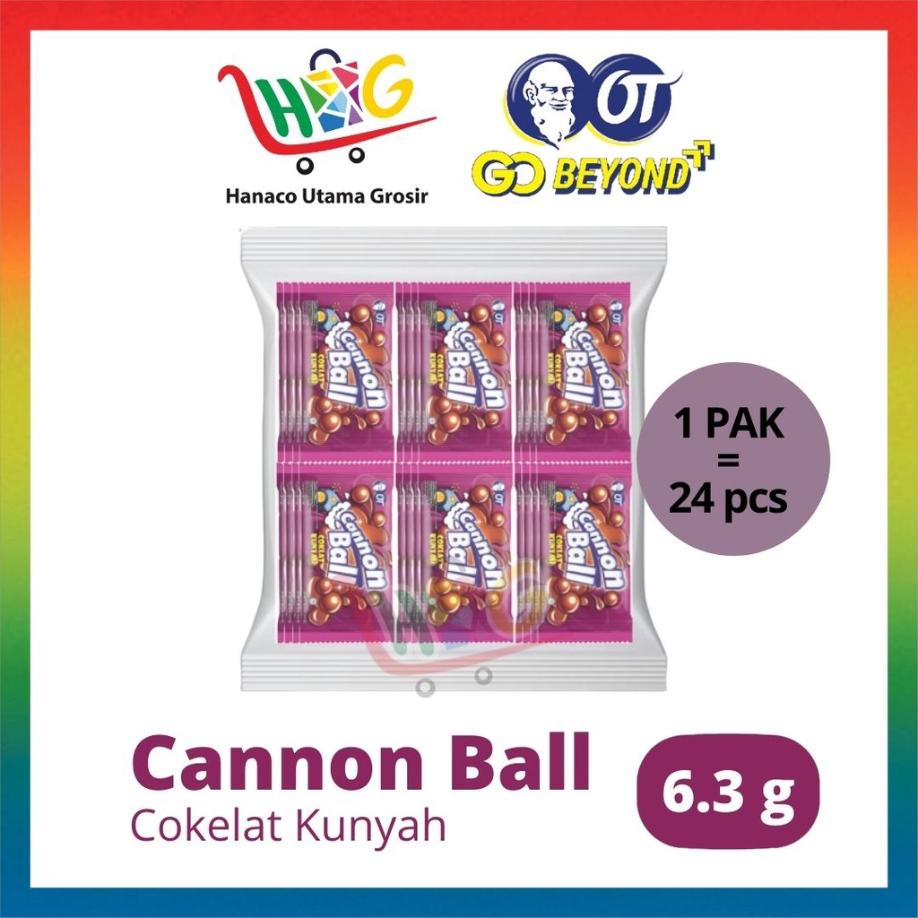 Cannon Ball / Canon Ball Coklat 24 x 6.3gr