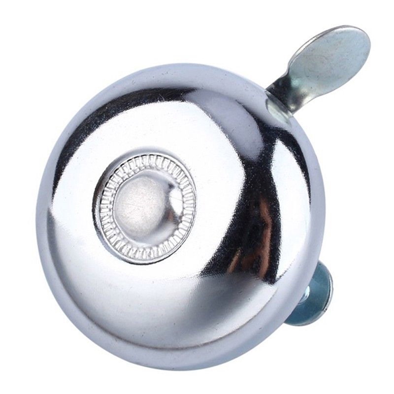 {LUCKID}Classic Retro Metal Ring Bike Bicycle Cycling Handlebar Bell Sound Alarm Silver