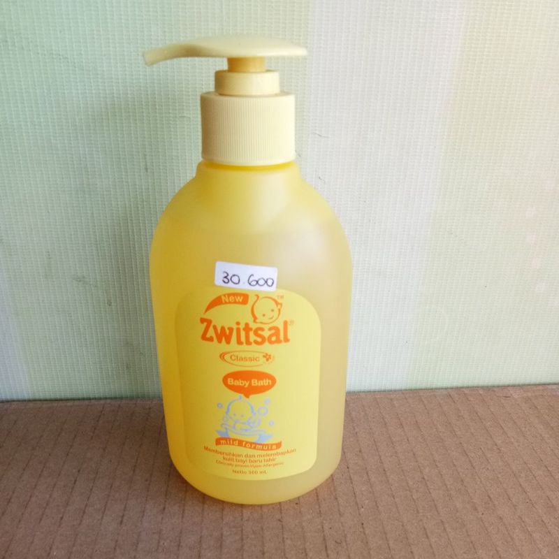 ZWITSAL BABY MILK BATH RICH HONEY, HAIR&amp;BODY ANTIBACTERIAL, BABY BATH CLASSIC 300 ML