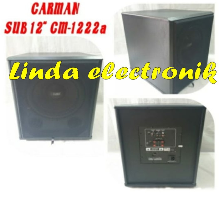 subwoofer aktif crimson carmen cm 1222a cm1222a 12 inch original