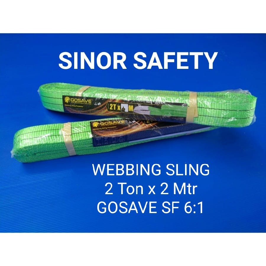 WEBBING SLING SAFETY 2 Ton x 3 Meter Tali Pengikat Pengangkat