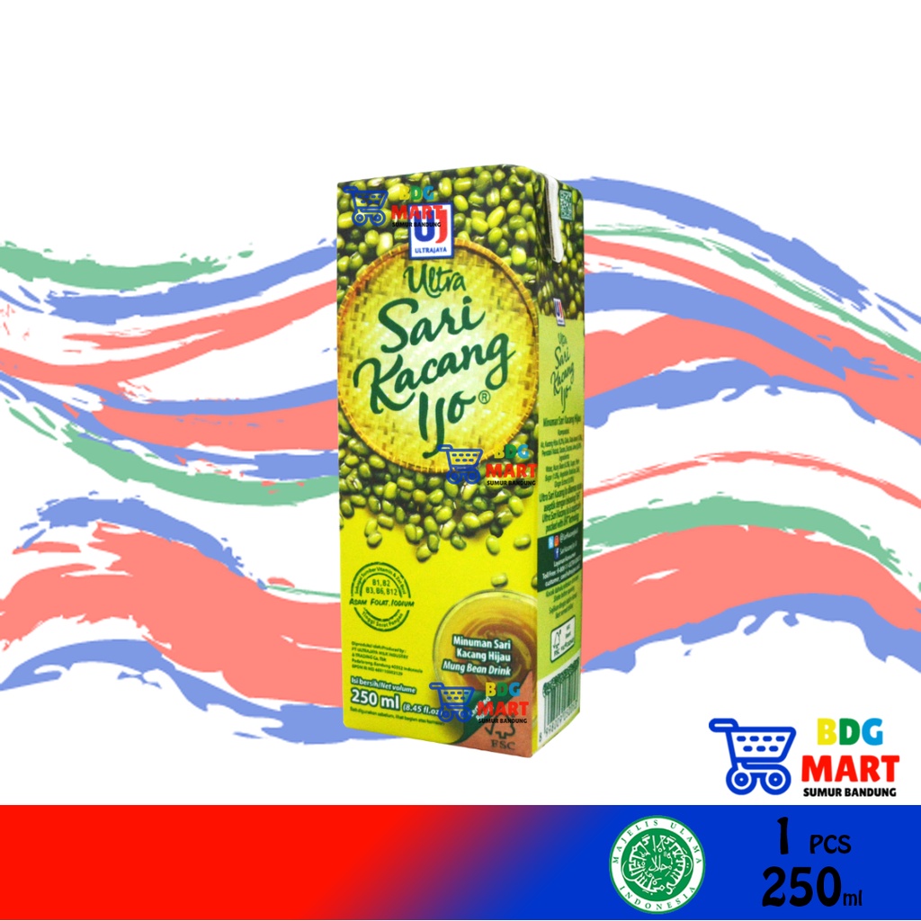 

ECER Sari Kacang Ijo Minuman Kemasan Sari Kacang Hijau Halal - 250ml