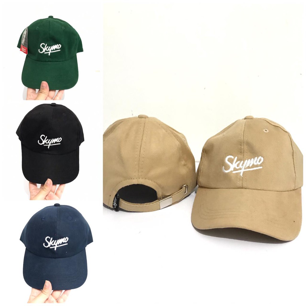 (Bisa COD) Topi Distro SKYMO Baseball Bordir Trendy