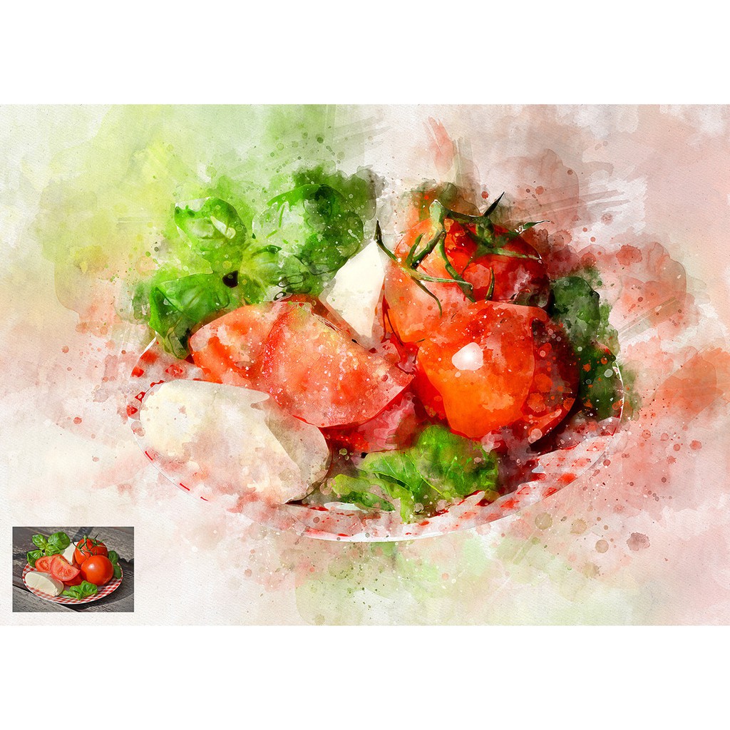 Watercolor Artist - Perfectum 2 - Photoshop Action