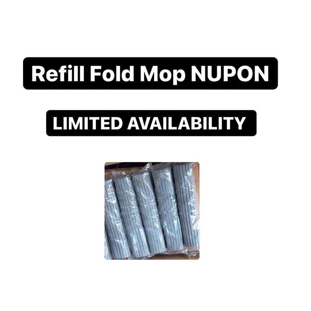 NUPON Sponge Refill Fold Mop - Refill Pel Tarik untuk Pel Tarik NP-20