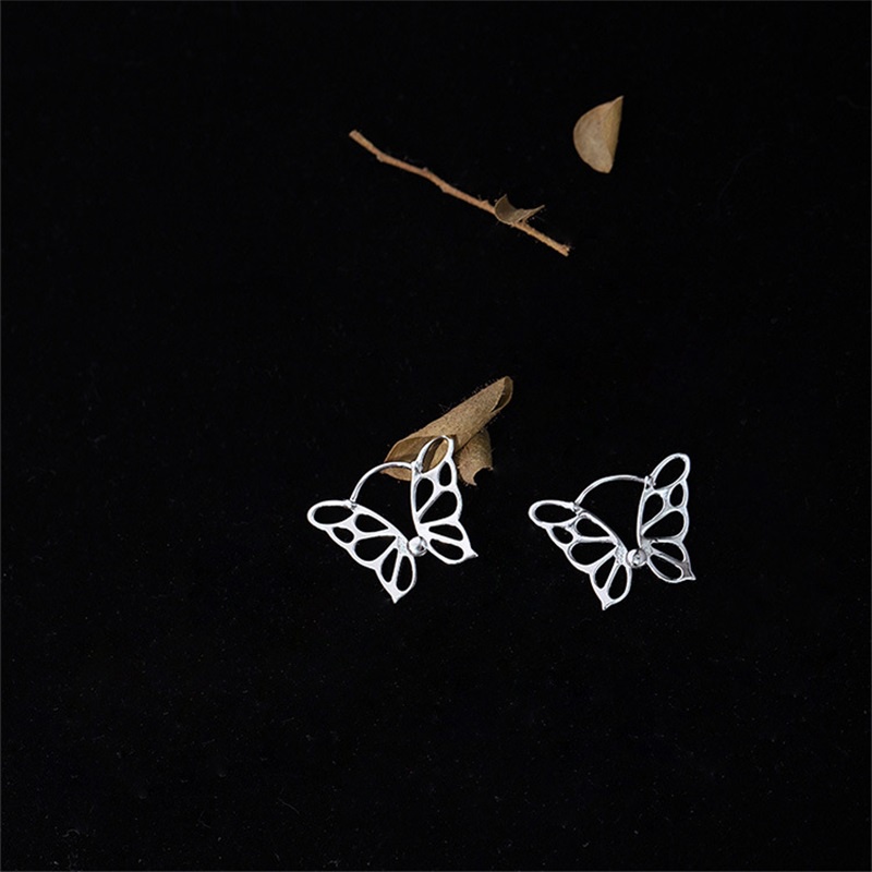 Anting Desain Kupu-Kupu Gaya Mori Simple