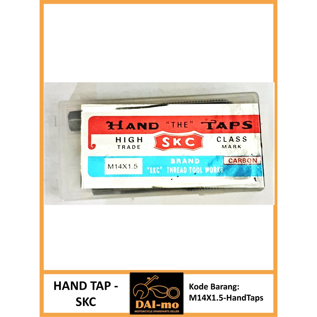 Alat Pertukangan Tap/ Hand Tap M14/ M14x1.5 SKC Hand taps M 14 x 1.5/ M14 x 1,5 Handtap Alat Drat
