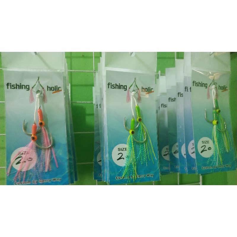 assist hook iseama untuk jig 40-150gr