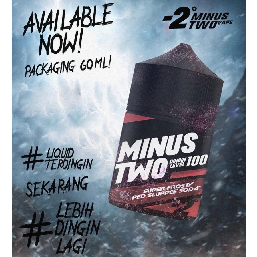 Liquid Minus Two Series 60ML 3MG by Minus 2 Vape Berpita Cukai