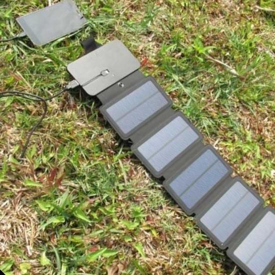 Cas HP solar Cell/charger hp solar panel tenaga surya Camping Hiking