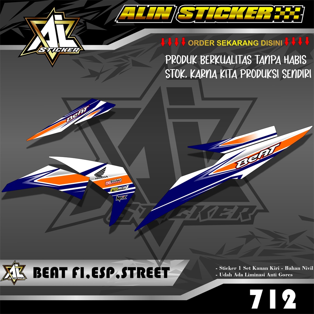 712 Striping Beat Esp, Street, Fi 2017 - 2019 - Striping Beat