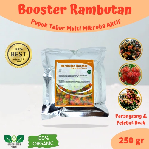 Pupuk Organik Perangsang Buah Rambutan,Pupuk Booster Pelebat Rambutan Agar Cepat Berbuah Lebat