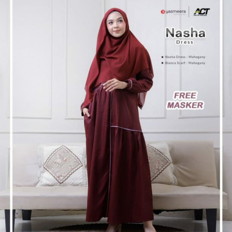 gamis Yasmeera Nasha Dress