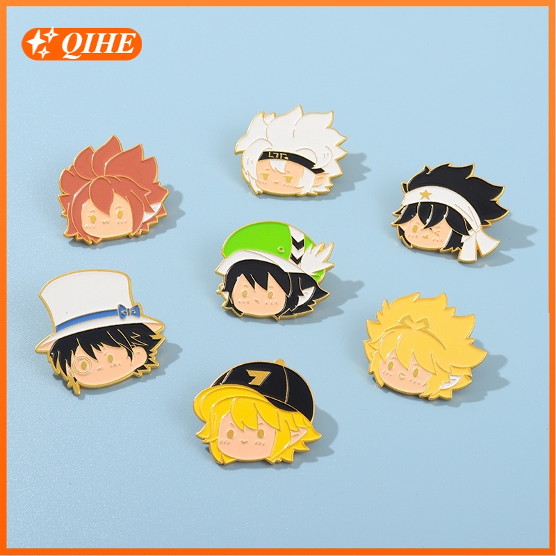 Bros Pin Enamel Desain Kartun Anime Kaito Kidd Untuk Hadiah Teman