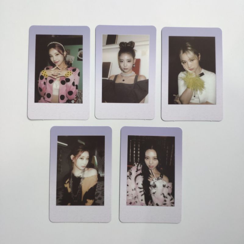 [READY] ITZY Synnara Polaroid Photocard Yeji Lia Yuna Chaeryeong Ryujin Polaroid Photocard Crazy in 