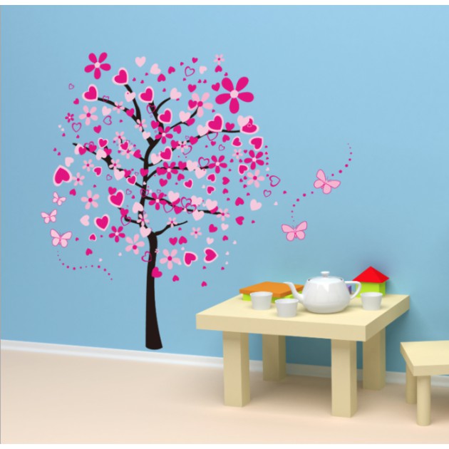 Dinding Stiker Transparan / Wall Sticker / (60x90cm x 2set) A04 TKM