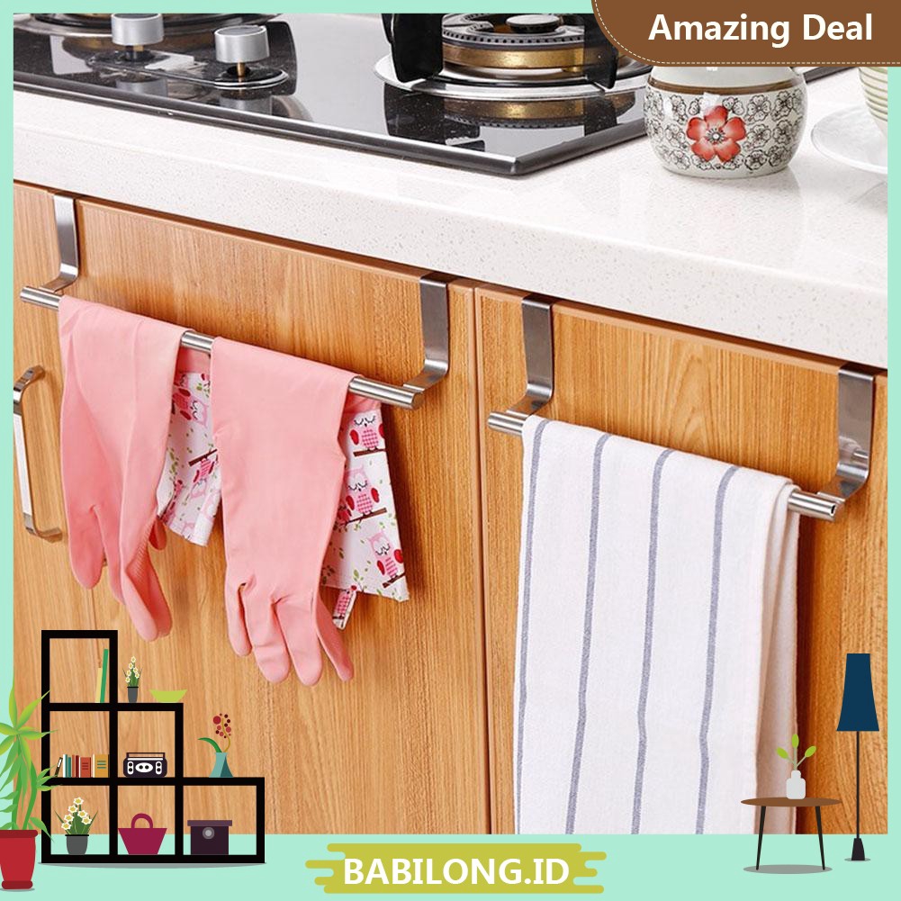 Rak Gantung Bahan Stainless Steel Untuk Lemari Dapur Shopee