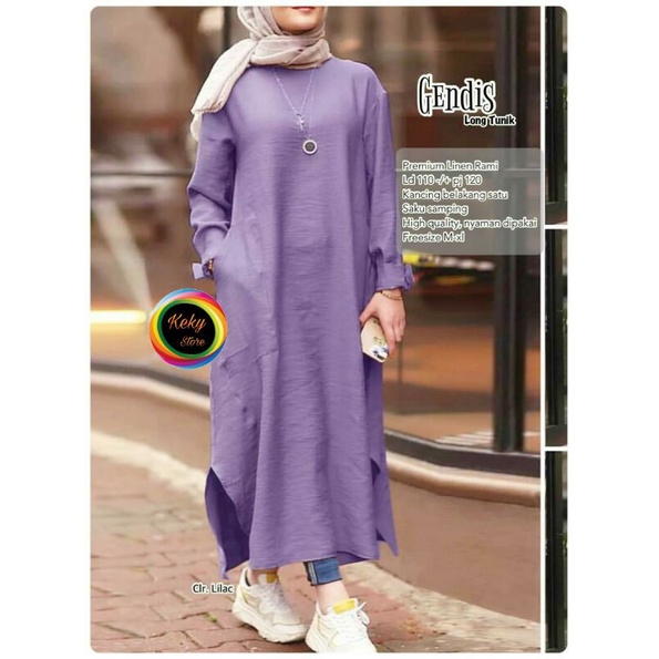 Gendhis Long Tunik by Keky Store