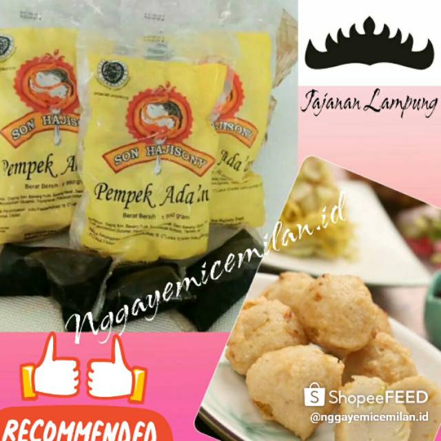 

Pempek adaan curah son hajisony 750gram