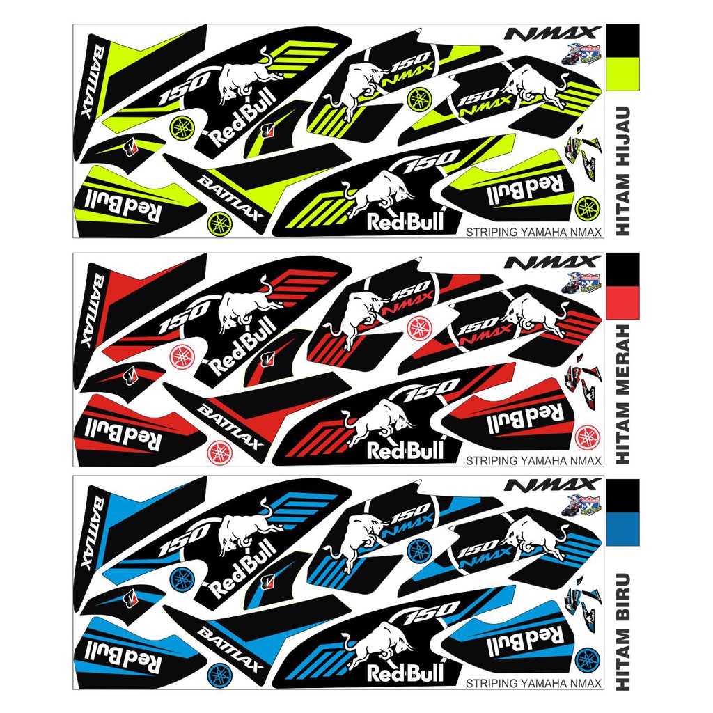 striping semi full nmax redbull #01