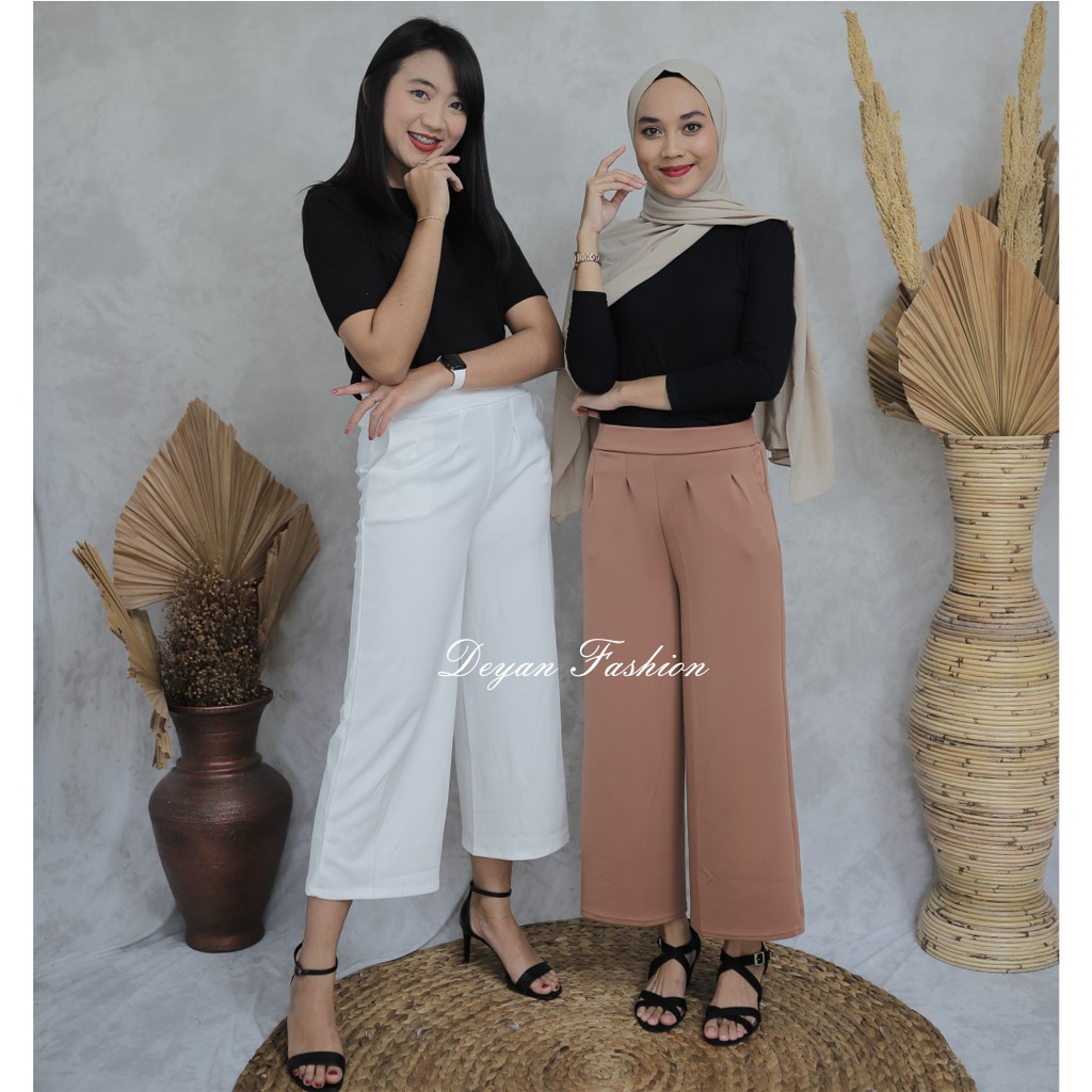 KULOT POLOS PREMIUM SCUBA // CELANA LEONY-8