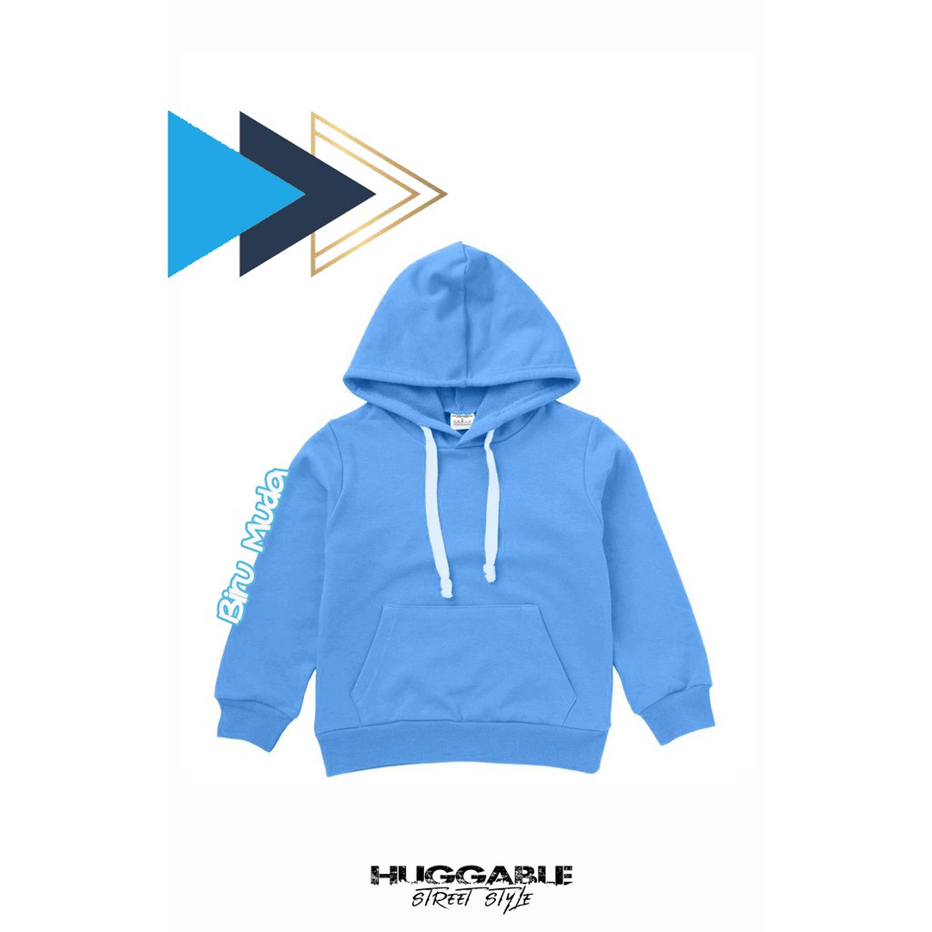 Hoodie Anak / Huggable Kids Hoodie (Biru Muda)