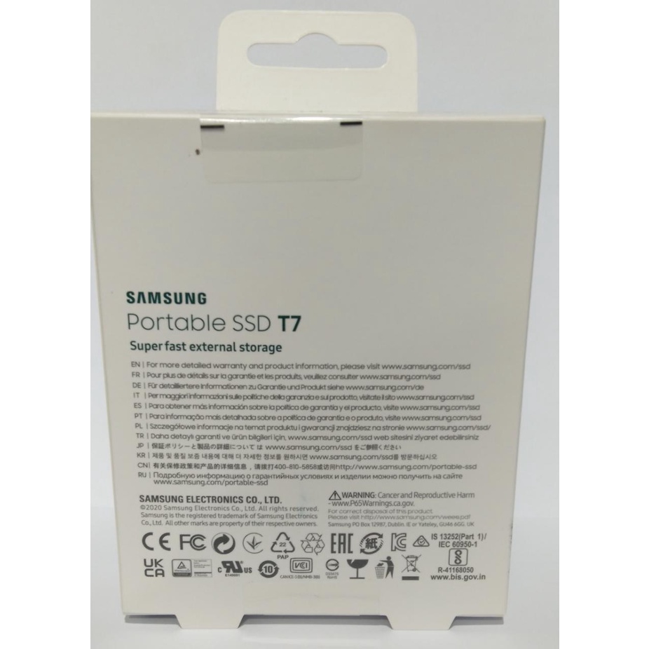 Samsung Portable SSD T7 Non Touch 1TB USB 3.2 Gen2 - Abu-abu