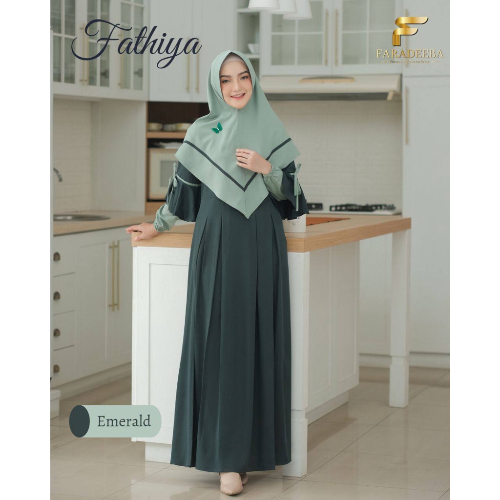 Gamis Dewasa Fathiya by Faradeeba.id