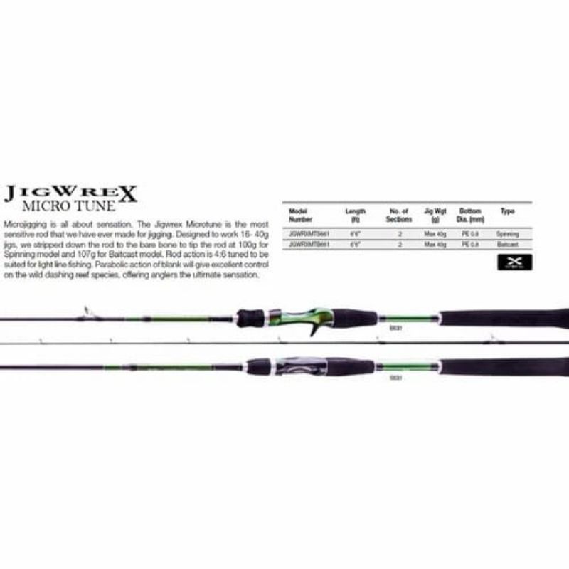 Joran Shimano JIGWREX MICRO TUNE S661