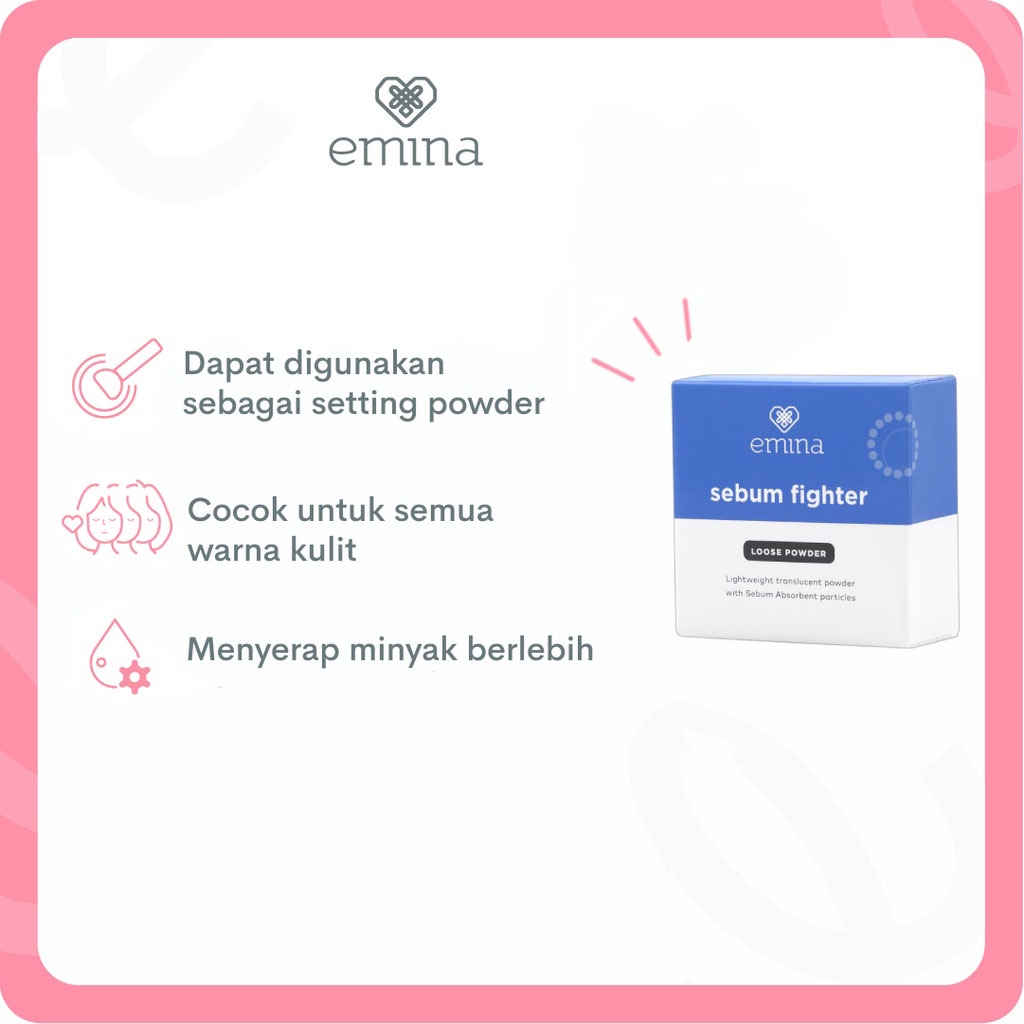 EMINA Sebum Fighter Loose Powder 8gr