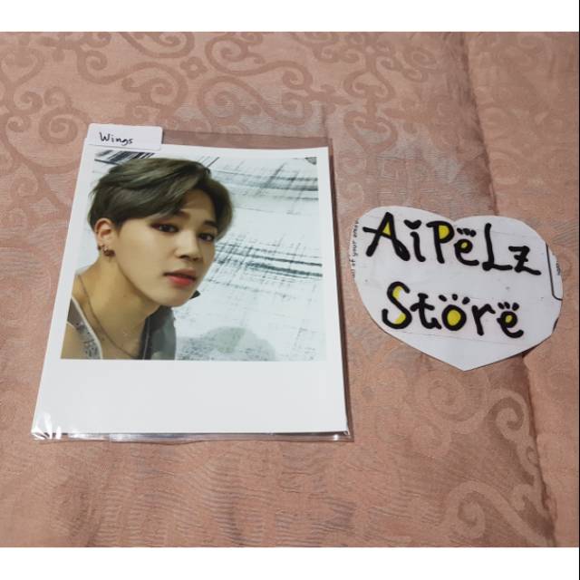 BTS Wings Polaroid Jimin official