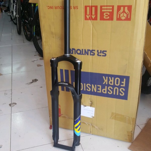 Unik fork 27.5 epixon air hitam doff travel 120 Berkualitas