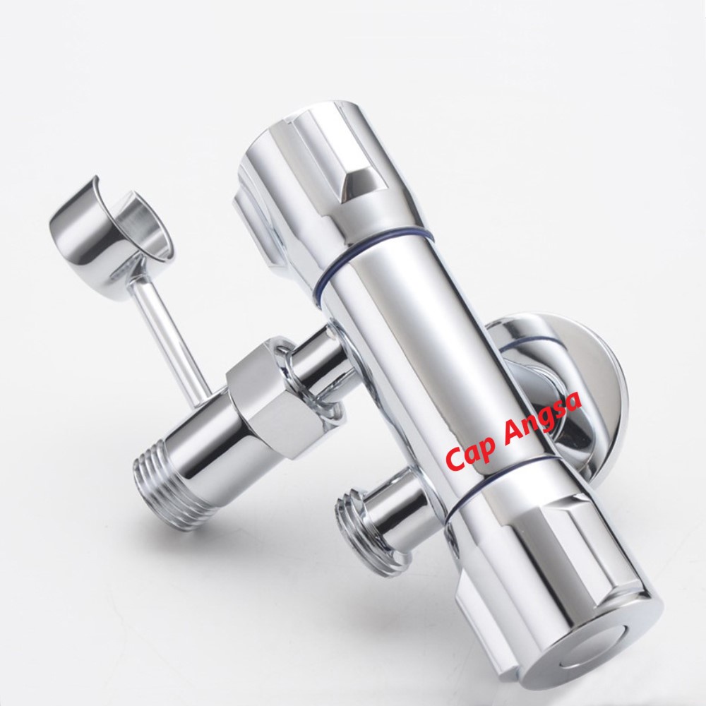 DUDUKAN SHOWER CEBOK BIDET KLOSET WC JET SPRAY HEAD HOLDER BRACKET STAINLESS ABS HOOK PEGANGAN WASHER STAND