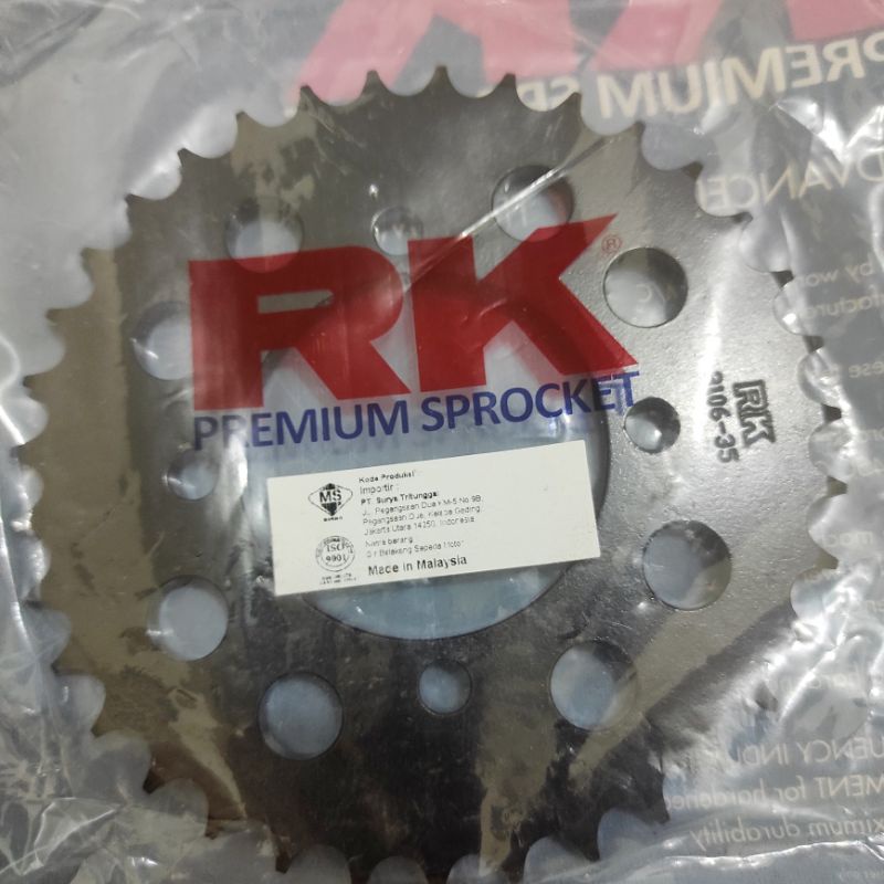 Gear Belakang SSS 428 28 30 31 32 33 34 35 36 37 38 39 40 RXZ RXKing Jupiter Vega MX FIZR-2